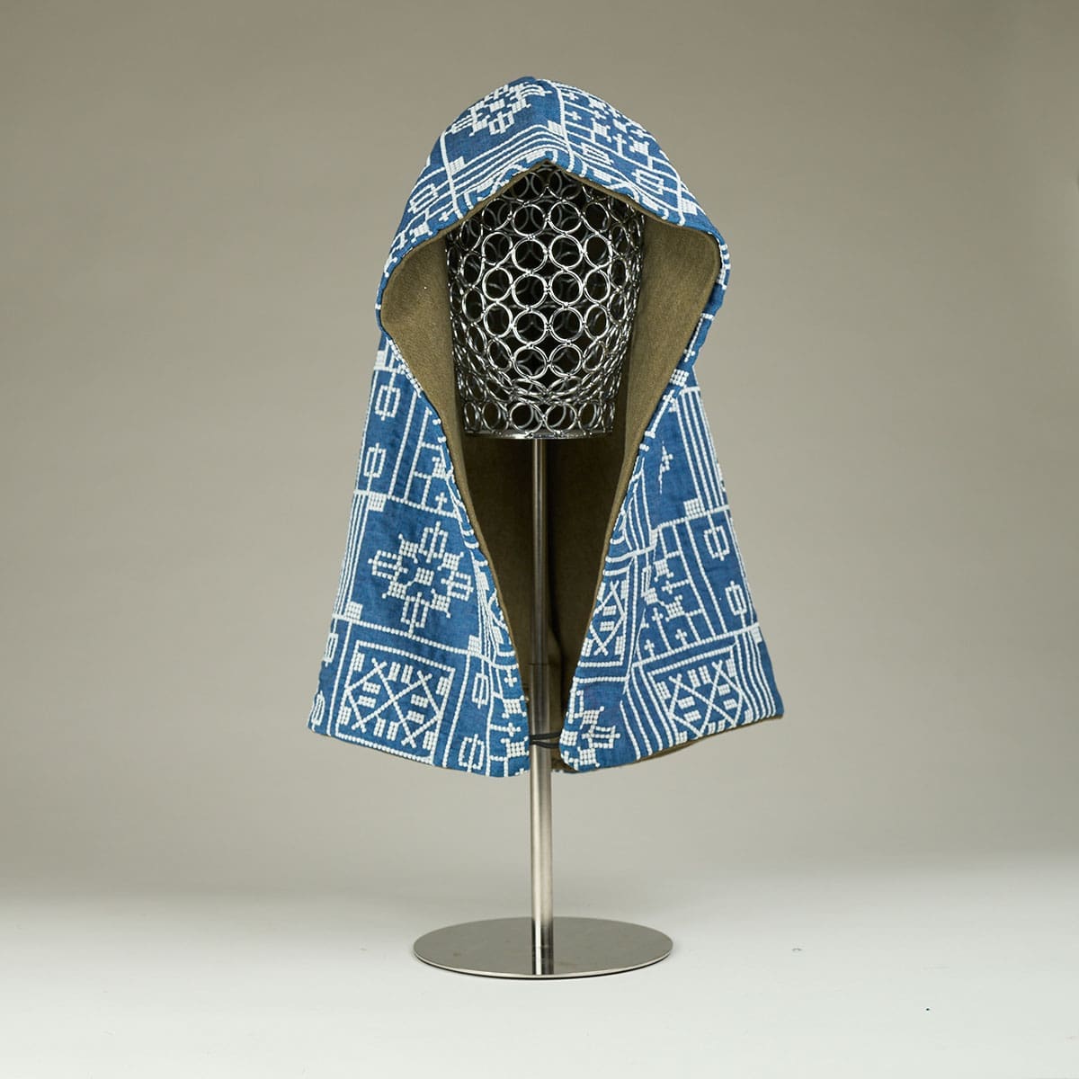 Denim Design, Cotton Sweatshirt, Button with Toggle Closure