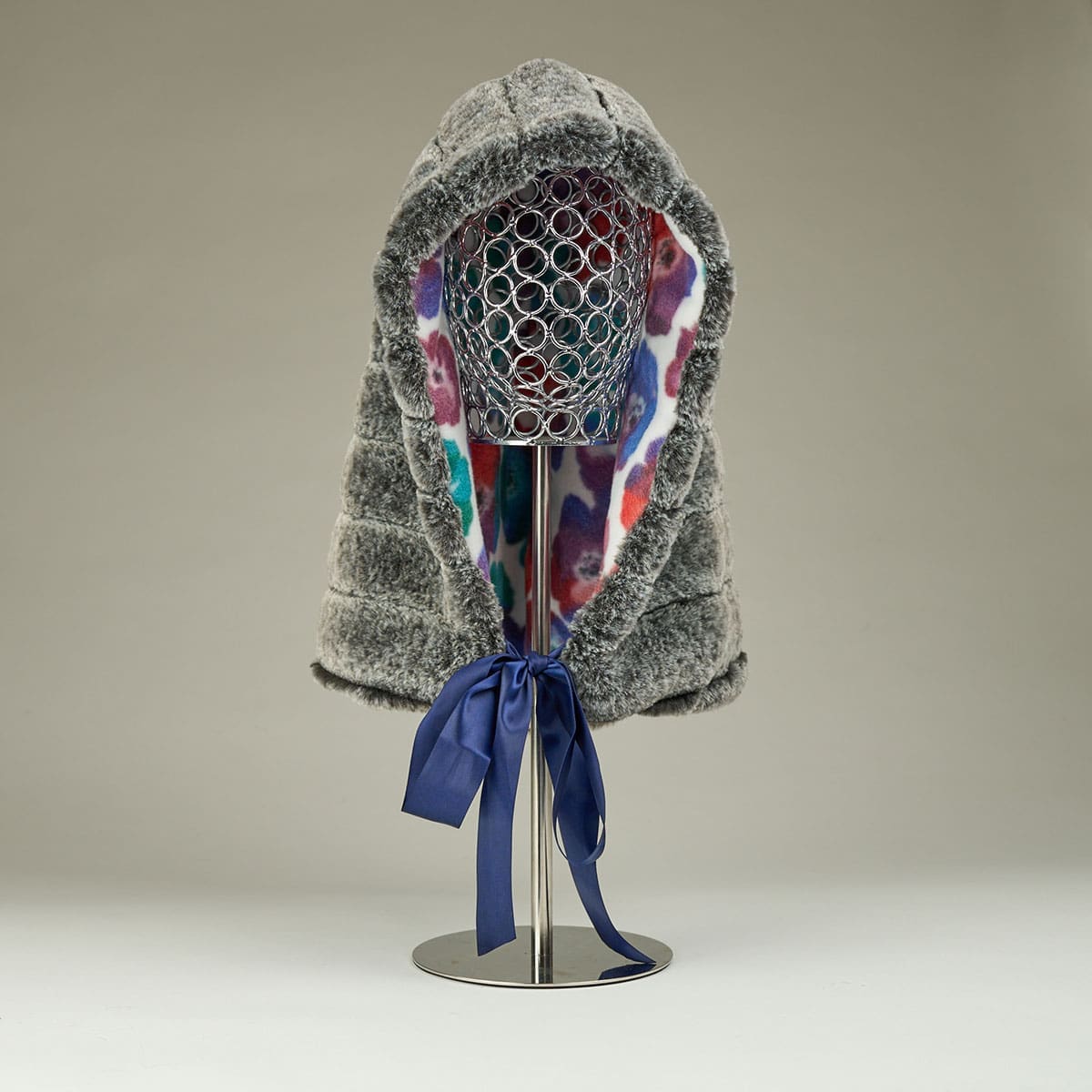Minky Faux Fur, Floral Fleece, Ribbon Ties